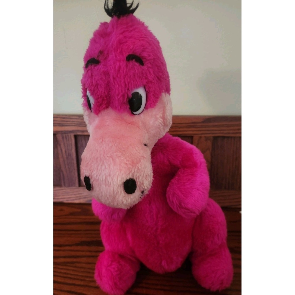 VTG‎ Dino Beanbag Plush Flinstones 10" Hana Barbera Mighty Star